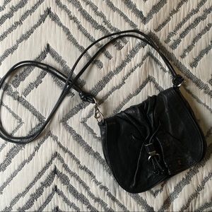 Cole Haan black leather crossbody